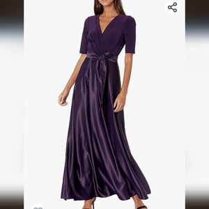 Alex Evenings Ballgown in Eggplant
